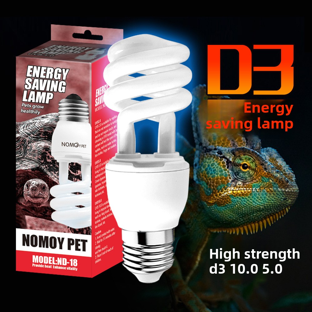 Vitamin D3 Reptile - NOMOY 13 Вт Высокоинтенсивная UVB-лампа для