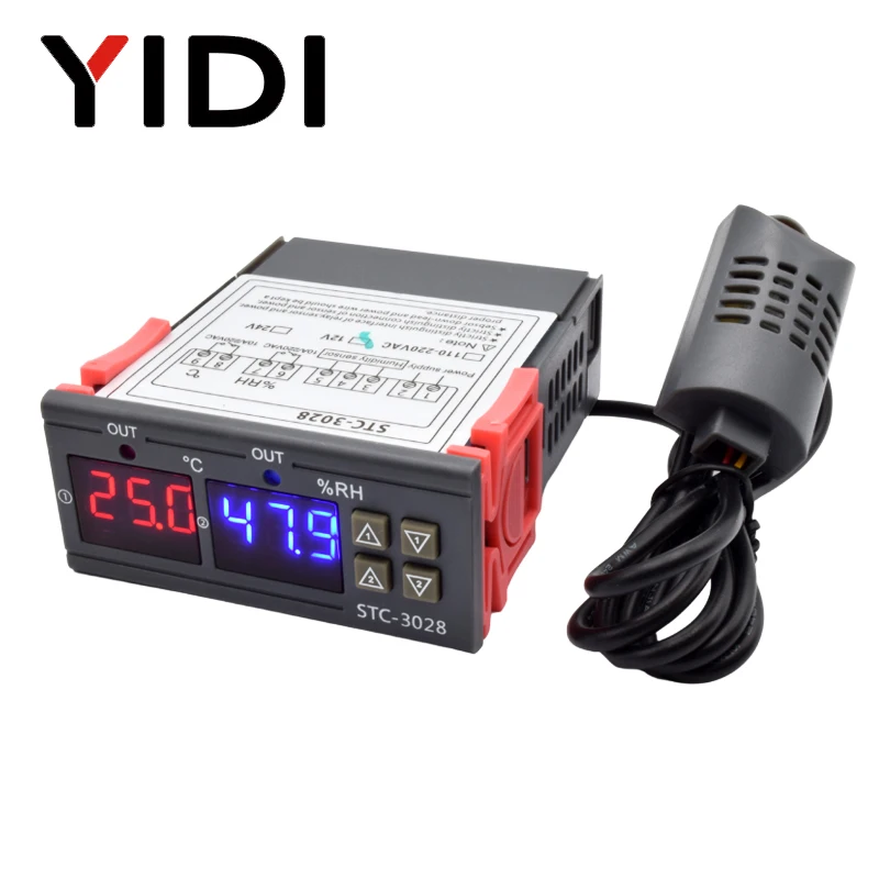 Digital Hygrometer Probe - STC-3028 светодиодный цифровой термостат Температура регулятор