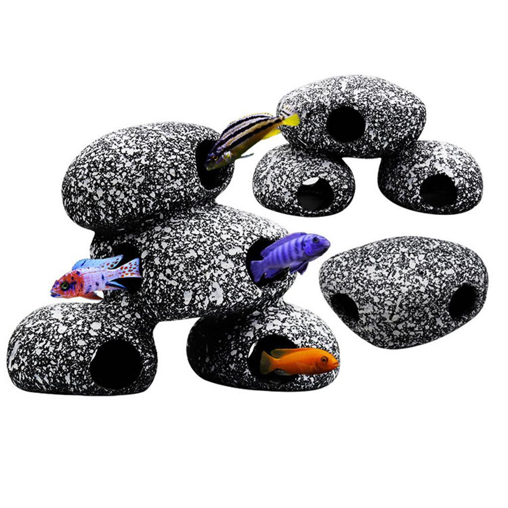 Hide Cave Ceramic - Камень-укрытие для аквариумных рыбок, декор для