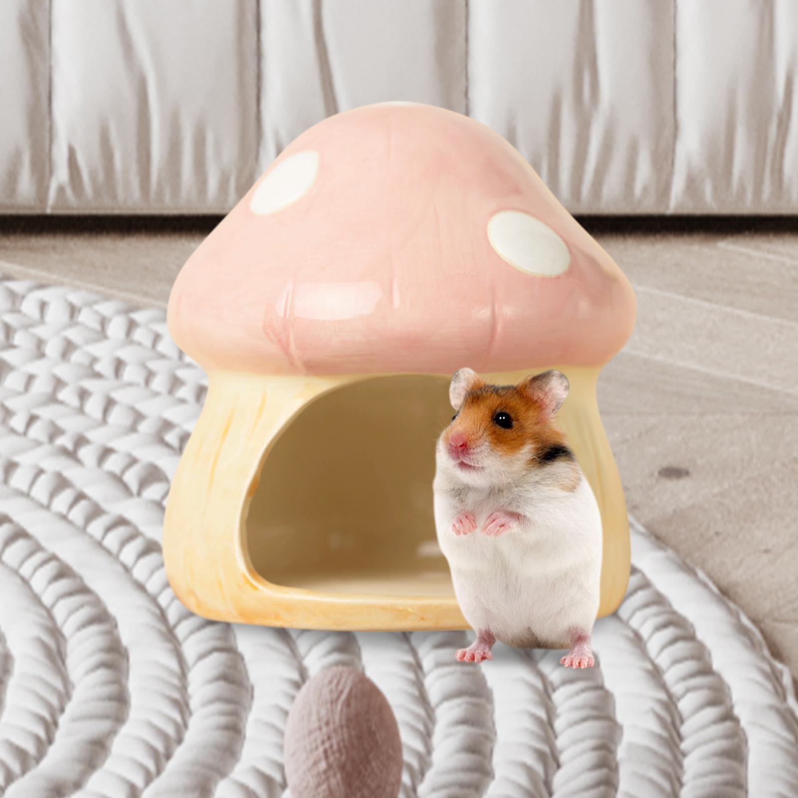Hide Cave Ceramic - Керамическое убежище для хомяка с грибами,