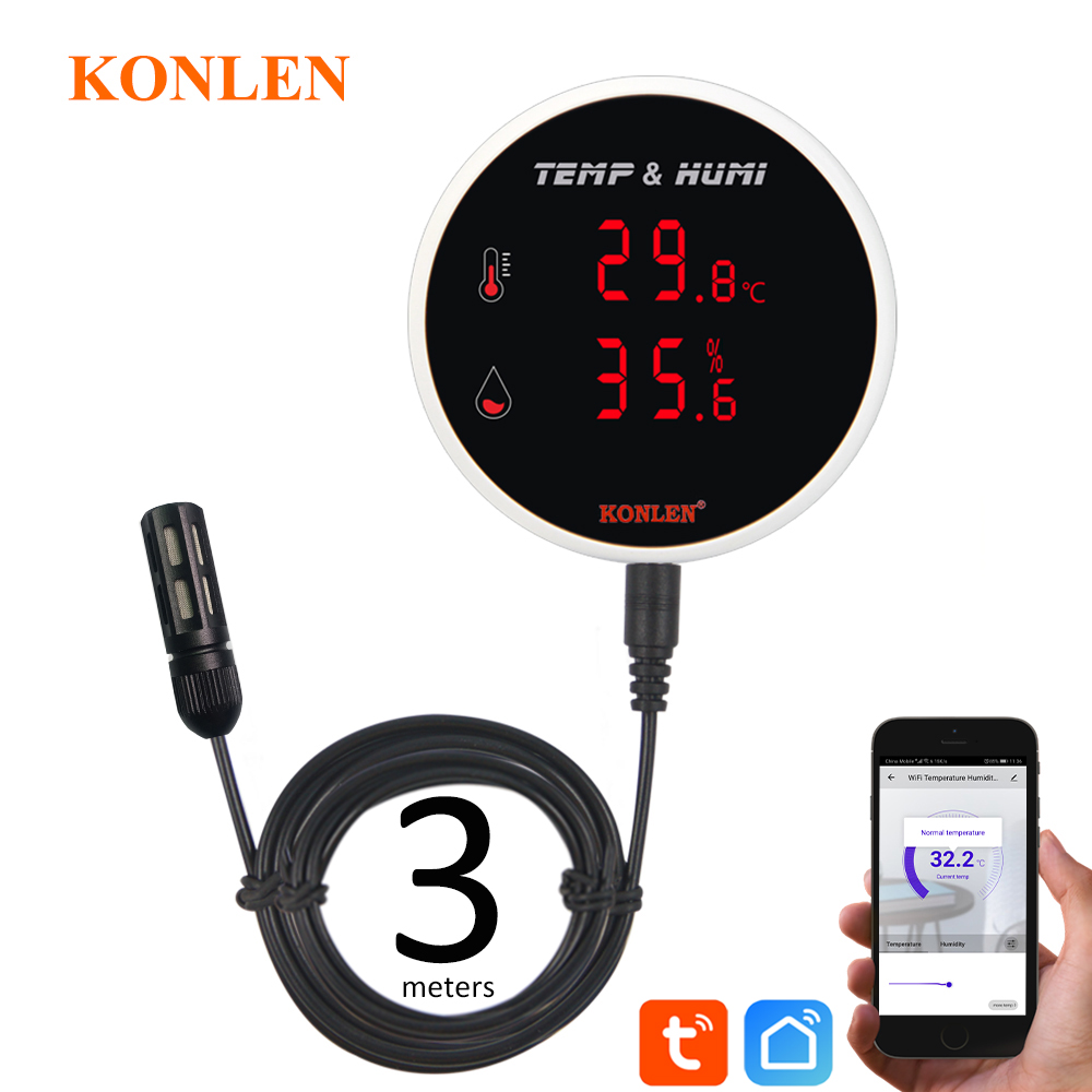 Tuya WIFI Датчик температуры и – обзор и цена Digital Hygrometer Probe