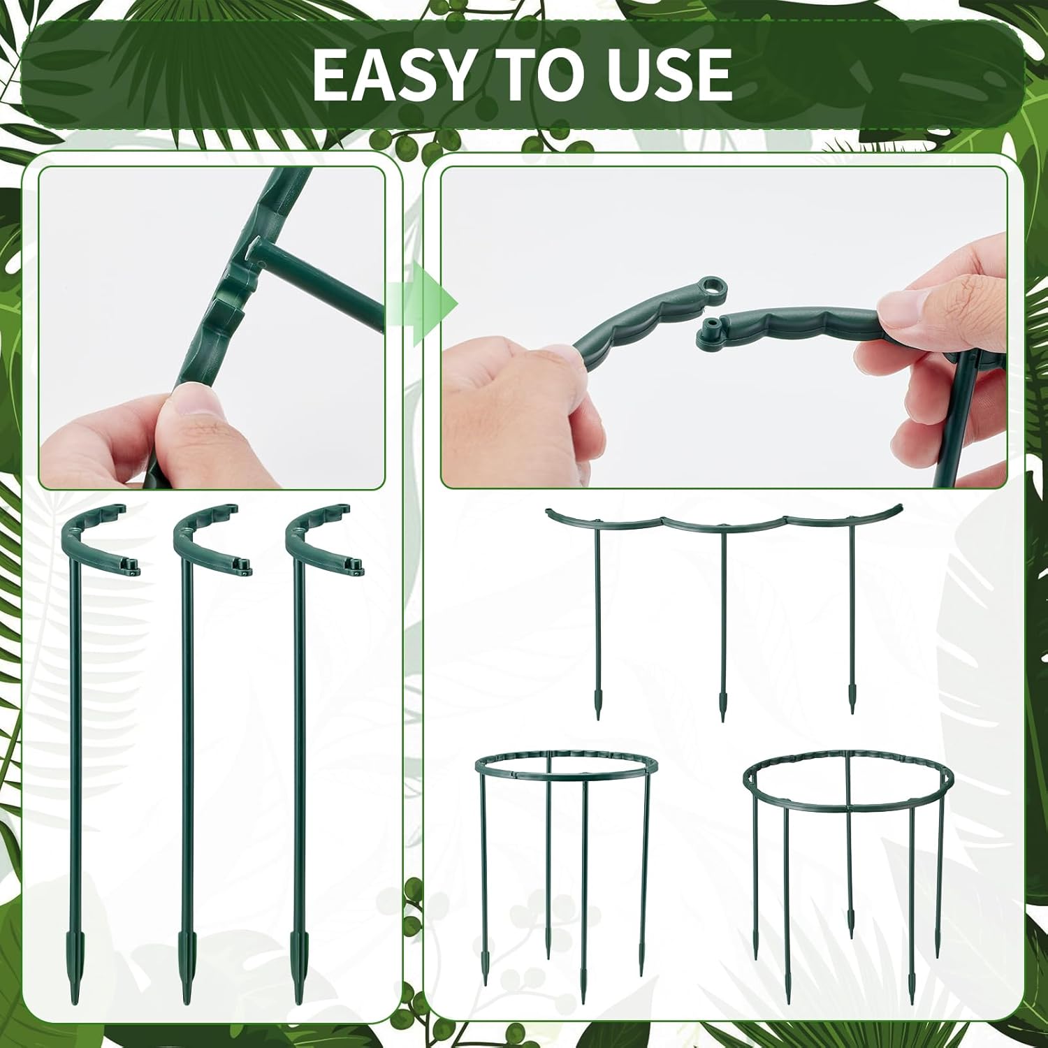 1/16 шт. Подпорка для растений – обзор и цена Vine Climbing Plastic
