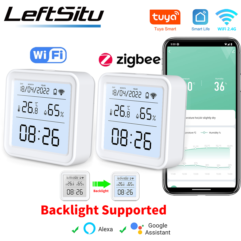 Tuya Zigbee Wi-Fi датчик темпе – обзор и цена Digital Hygrometer Probe