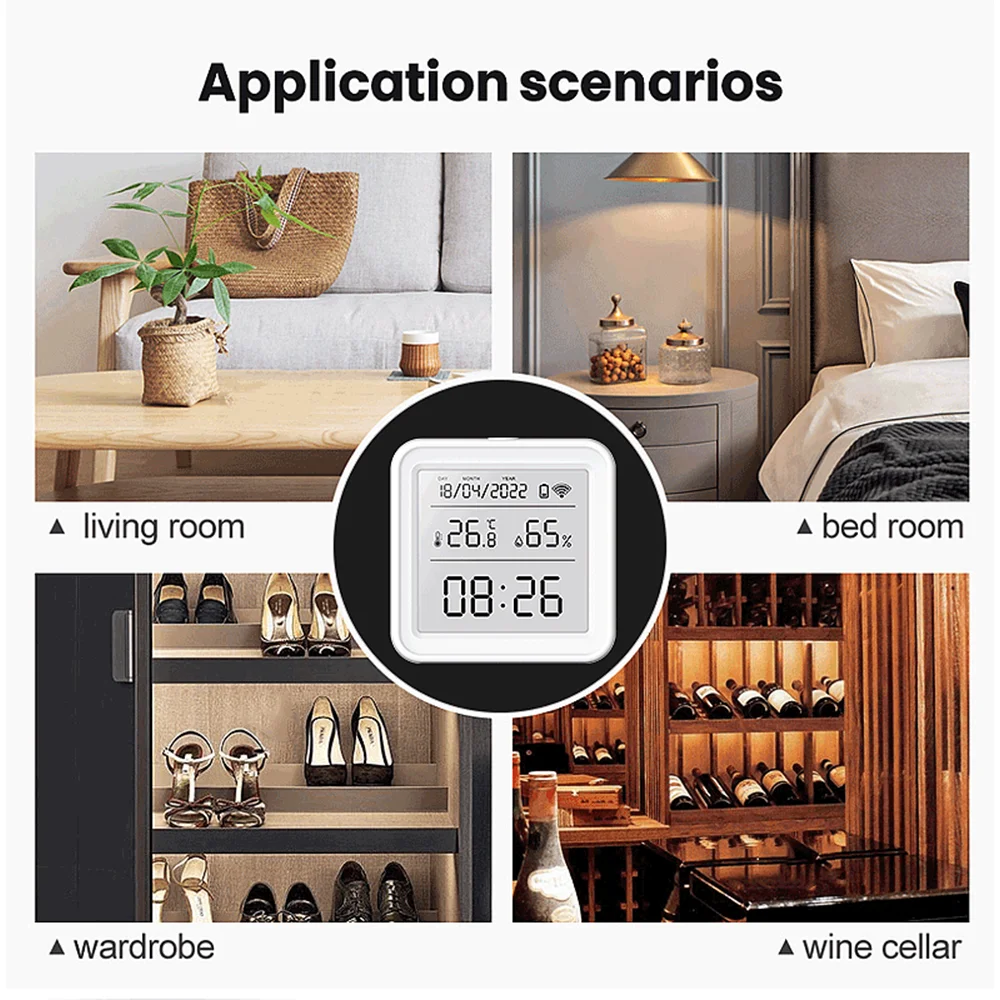 Tuya Zigbee Wi-Fi датчик темпе – обзор и цена Digital Hygrometer Probe