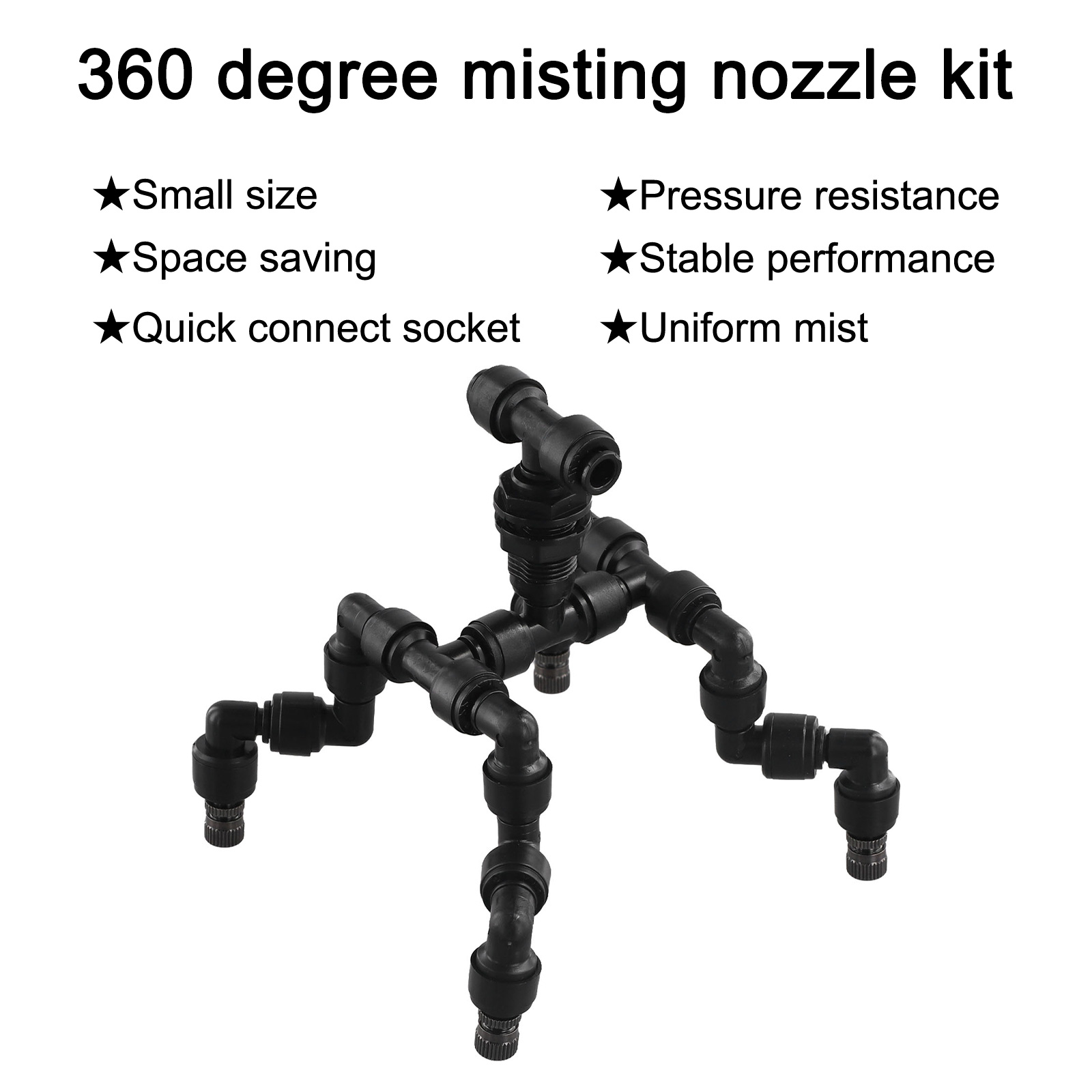 Черная пластиковая насадка для – обзор и цена Misting Nozzle Reptile