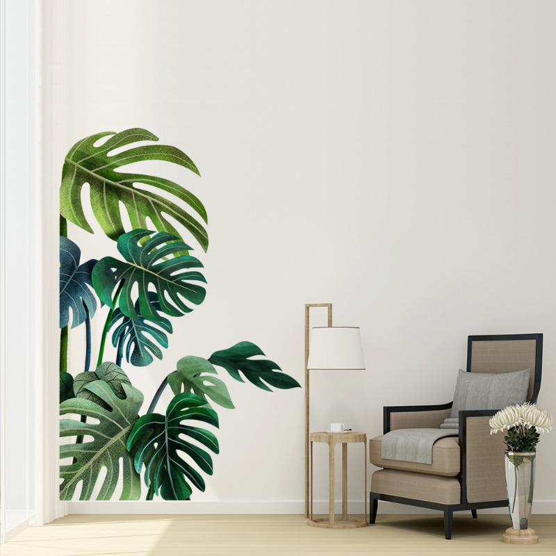 Большие скандинавские зеленые  – обзор и цена Pvc Panel Background